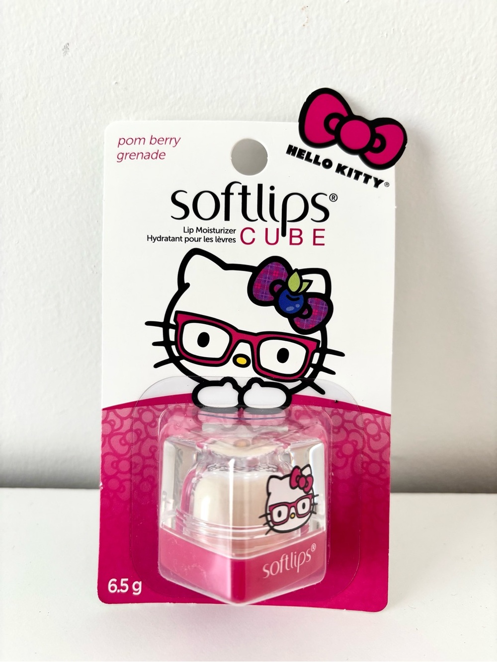 Softlips Cube Hello Kitty Pom Berry Lip Balm